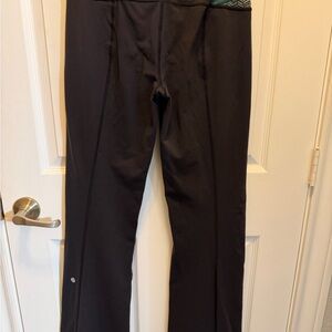 Lululemon Athletica Black and Green Leggings